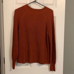 Burnt orange lightweight, soft sweater